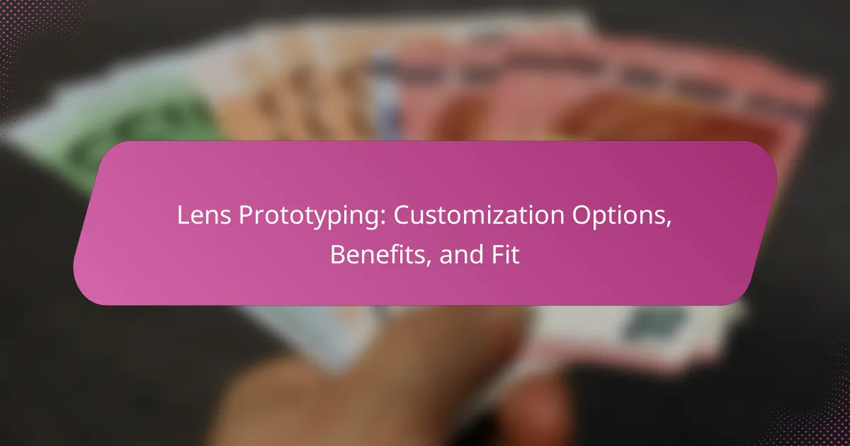 Lens Prototyping: Customization Options, Benefits, and Fit